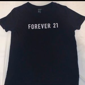 forever 21 logo tee shirt size medium